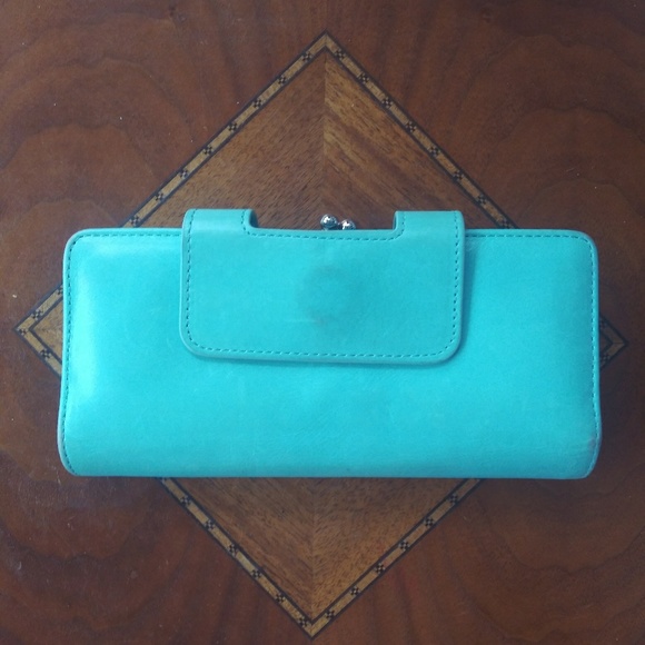 HOBO Handbags - HOBO International Teal Wallet